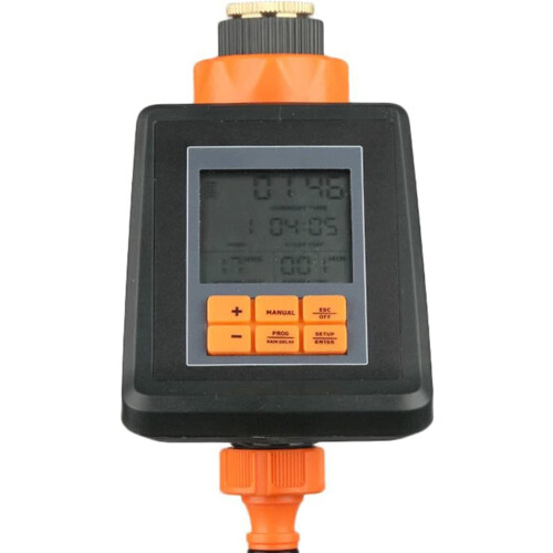 Programmable Garden Water Timer with Large LCD Display, Manual‑Automatic Dual Mode, Battery Powered 2