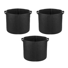 5 Gallon Fabric Grow Bags with Handles for Vegetables and Fruits, Breathable Reusable Planter Pots