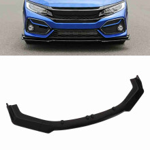 4PCS Front Bumper Lip Separator 165cm Bright Black