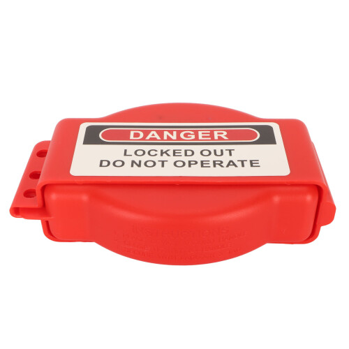 Lockout Tagout Valve Lock 25–165mm Red PP Safety 2