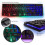 Gaming Keyboard and Mouse and Mouse pad and Gaming Headset, Wired LED RGB Backlight Bundle for PC Gamers Users 2