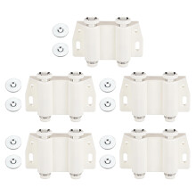 Cabinet Magnetic Catch 5 Pack White – Durable Magnetic Door Latch for Kitchen Cupboard Drawer Closet