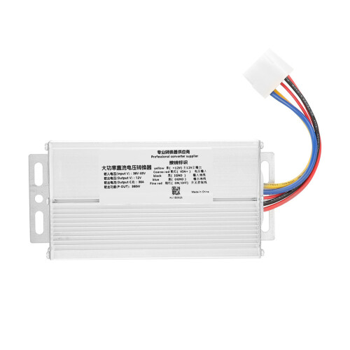 36-96V to 12V 30A Step-Down Power Supply