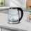 2L Glass Electric Kettle 1800W Fast Boil LED 7