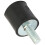 VD15x15 M3/M5/M6 Rubber Mounts, 4pcs, Black-Silver 3