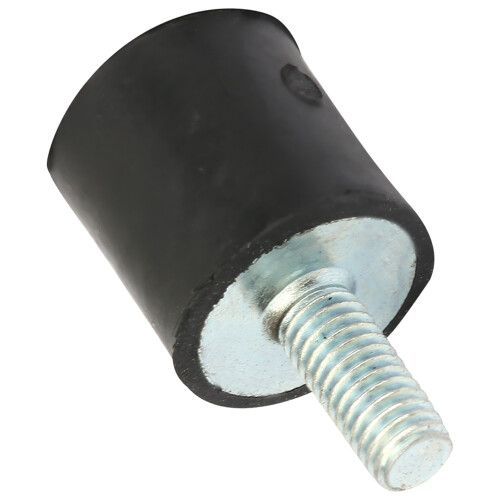 VD15x15 M3/M5/M6 Rubber Mounts, 4pcs, Black-Silver 2