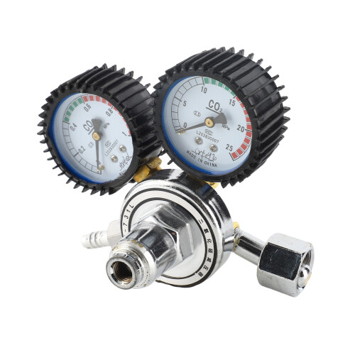 CO2 Regulator G5/8 0-1MPa 14.5x14cm Silver 2