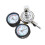 CO2 Regulator G5/8 0-1MPa 14.5x14cm Silver 13