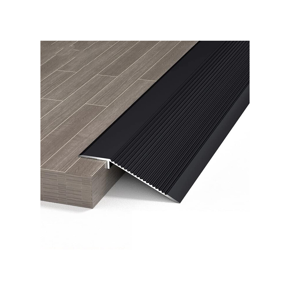 Aluminum Floor Transition Strip 90Cmâ120Cm Smooth Height Transition Antislip Doorway Edge Trim For Carpet And Tile 9351714463782