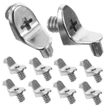 10pcs Metal Shelf Support Pegs and Cabinet Shelf Clips, Durable Alloy for Kitchen Shelving