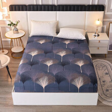 Waterproof Mattress Protector Full Size 138x190x30cm Deep Pocket Leaf Pattern 3 Piece Bed Sheet Set
