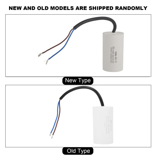 CBB60 Motor Start Capacitor 20µF 450V Leaded