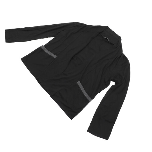 Male Shawl Collar Coat Plus Size Black XL 2