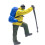 1:64 Scale Hand Painted Collectible Figures-Ice  Walking 1