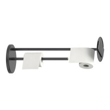 Modern Toilet Paper Stand For Bathroom constructed From-Black