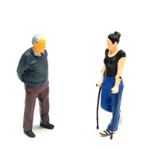 Herzliche Kameradschaft, Miniaturfiguren aus-Vater Tochter Reco