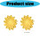 Handmade Sunflower Themed Studs Earrings Ear Accessories-Gold 4