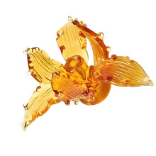 Glass Irises Flower Shape Incenses Stick Holder Scented-Gold