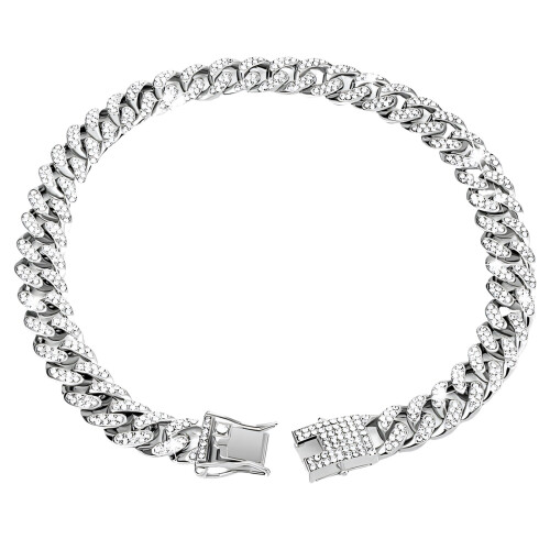 Collier accessoire pour animaux de compagnie, collier-Argent 30