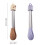Ergonomic Handle Kitchen Tongs Accessory Perfect For-Purple 5