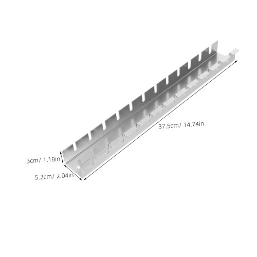 Wall Mounted Tool Organizer Rack, Durable Steel Pegboard Holder for Screwdrivers and Cables, SpaceSaving Home Workshop Storage 1
