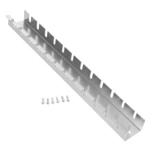 Wall Mounted Tool Organizer Rack, Durable Steel Pegboard Holder for Screwdrivers and Cables, SpaceSaving Home Workshop Storage