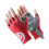 1 Pair Athletic Gloves Ventilated Mesh Fabric Mitts For-Red XL 1