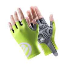 Lightweight Bike Gloves With Reflective Detail Enhances-Green M