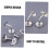 Handrail Bracket Stainless Steel Stair Rail Bracket Wall Mounted Support Easy Installation Durable 5