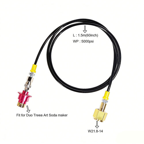 Universal W21.8 DIN477 Threaded Connector Hose For Commercial 2