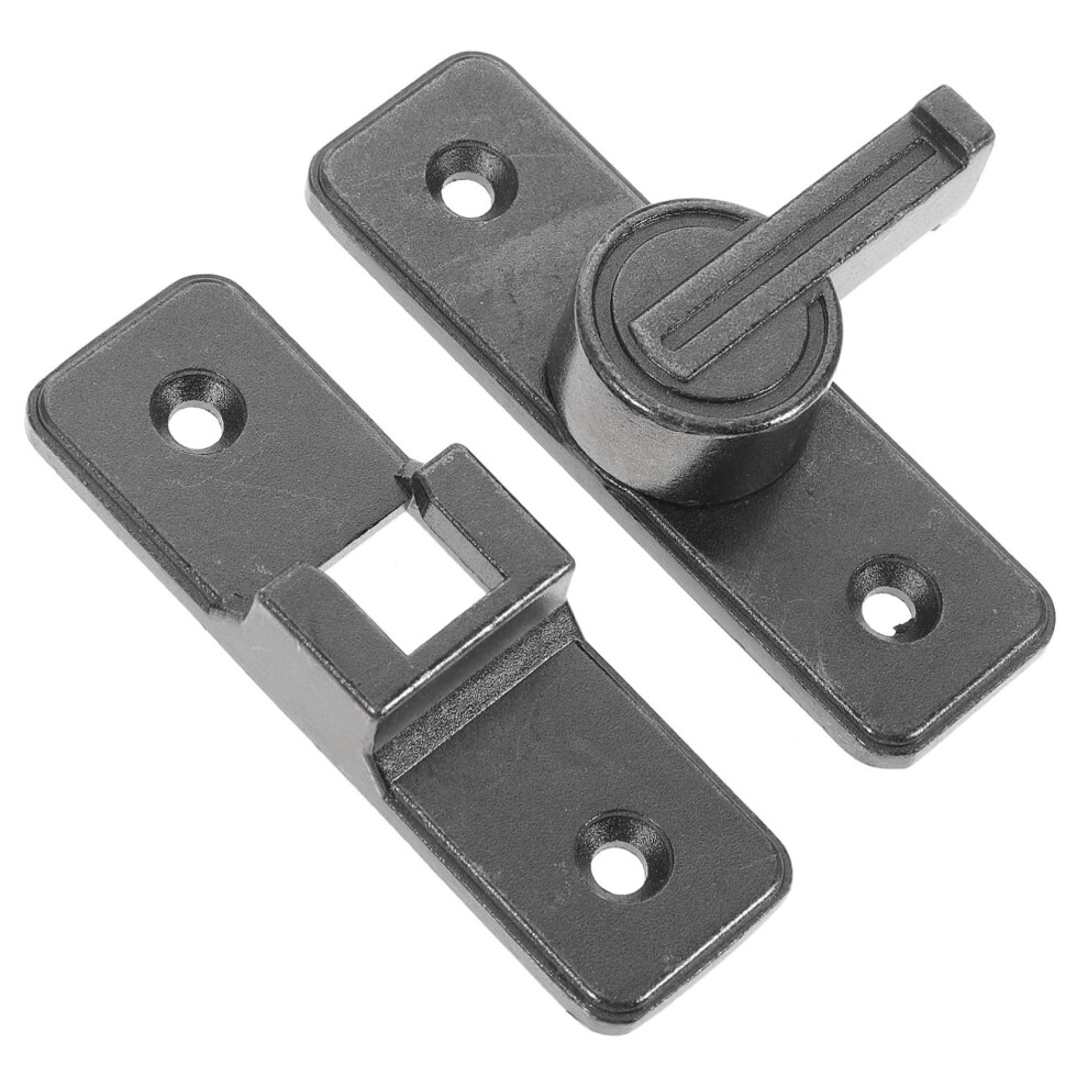 Stainless Steel Barn Door Lock With Luminous Night Design, 90 Degree Hook Latch For Bathroom 9771547841043