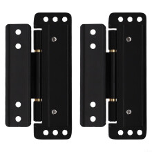 2 Pack Adjustable Concealed Door Hinges Ultra Thin Invisible Design 60kg Load Capacity Easy Alignment