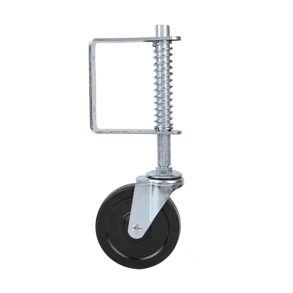 4In Rubber Gate Wheel Swivel Caster 110Lbs 8441393630535