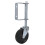 4in Rubber Gate Wheel Swivel Caster 110lbs 2