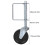 4in Rubber Gate Wheel Swivel Caster 110lbs 4