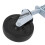 4in Rubber Gate Wheel Swivel Caster 110lbs 8