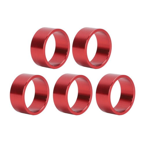 5pcs 15mm Red Aluminum 28.6mm Forks Spacers 2
