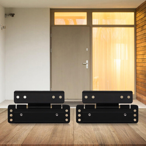 2 Pack Adjustable Concealed Door Hinges Ultra Thin Invisible Design 60kg Load Capacity Easy Alignment 1