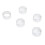 5pcs Threadless Headset Spacers 28.6mm 15mm Silver 3