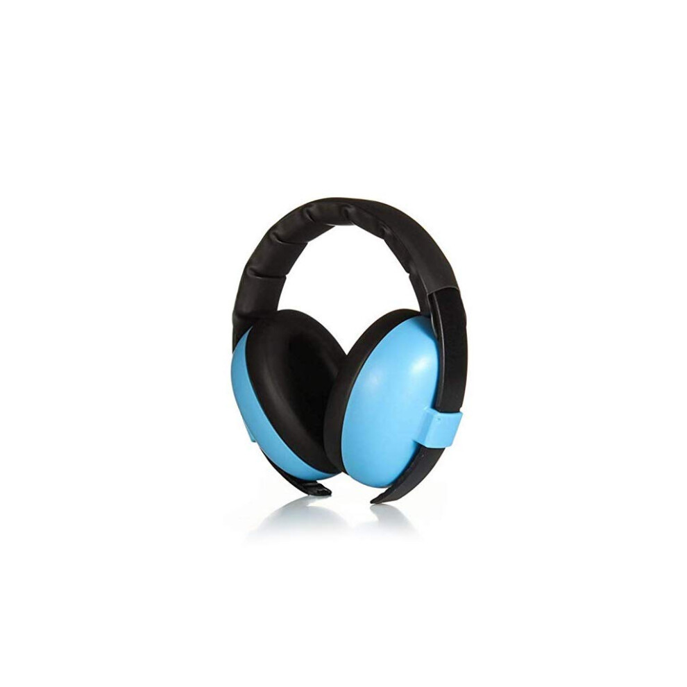 Noise Cancelling Earmuffs For Kids And Adults, Adjustable Foldable Hearing Protection Headphones, Unisex Kids Blue