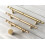 Solid Brass Cabinet Handles and Drawer Pulls, Polished Finish, Easy Install for Dresser or Kitchen 4