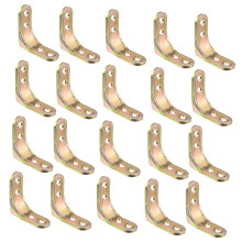 20 Pcs Heavy Duty L Brackets for Furniture, Corrosion‑Resistant Corner Brace for Shelves, Tables and Cabinets
