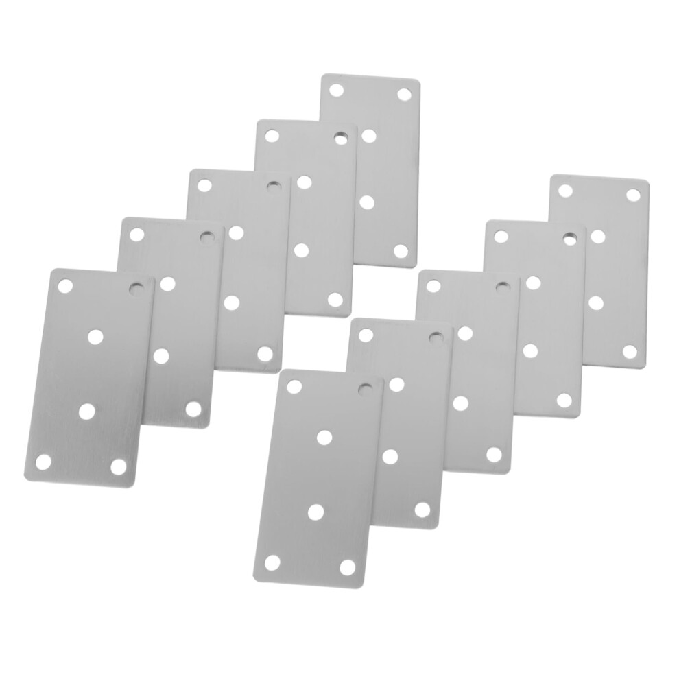 10Pcs Stainless Steel Corner Bracket Set For Wood Furniture, RustâResistant Heavy Duty Right Angle Brace 9330225314905