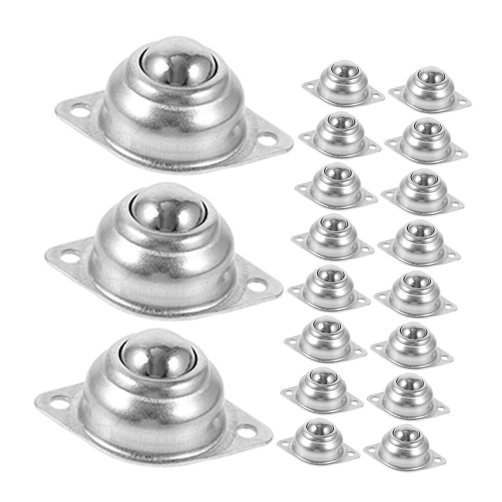 30Pcs Swivel Caster Wheels 360 Smooth Rolling Low Profile Ball Transfer Casters For Furniture And Cart 9771547841708