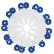 10pcs Curtain Track Gliders Plastic Rollers for Shower Door Ceiling Curtain Easy Glide Replacement Set