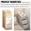 White Modern Nightstand with Drawer, Solid Wood Bedside Table, Compact 30cm Design for Small Spaces 2