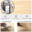 White Modern Nightstand with Drawer, Solid Wood Bedside Table, Compact 30cm Design for Small Spaces 4