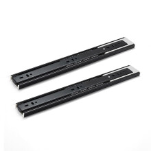Soft Close Drawer Slides 12 Inch Full Extension Black Ball Bearing Heavy Duty 100lb Side Mount
