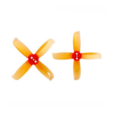 RC Drone Propellers 2036 4Blade Set for 1105 1106 1108 Motors, Orange FPV Racing Props with  Visibility