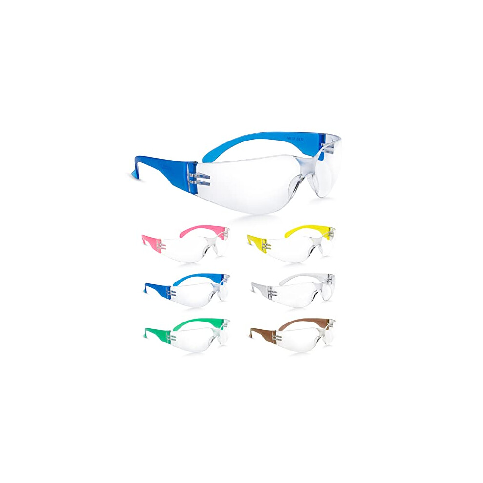 Clear Safety Glasses For Work And Construction, Ansi Rated Protective Eyewear 48 Pack 9351714464932